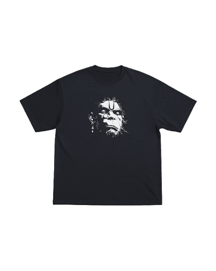 hanuman oversized T-shirt Smokey grey