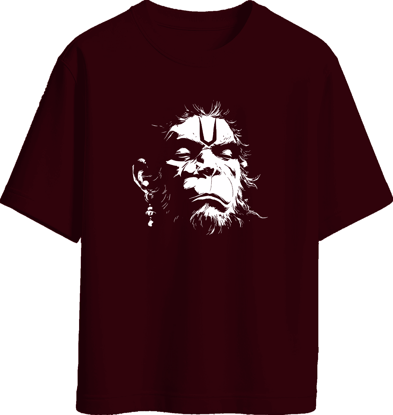 Jai Hanuman Oversized Teri Cotton Women's T-shirt - Image 8