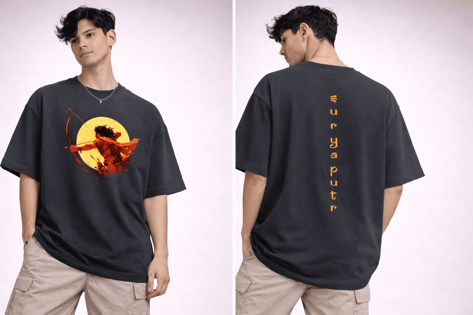 Suryaputra oversized Cotton Tshirt - Image 3