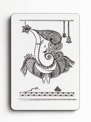 Lord Ganesh Laser Engraved Portrait