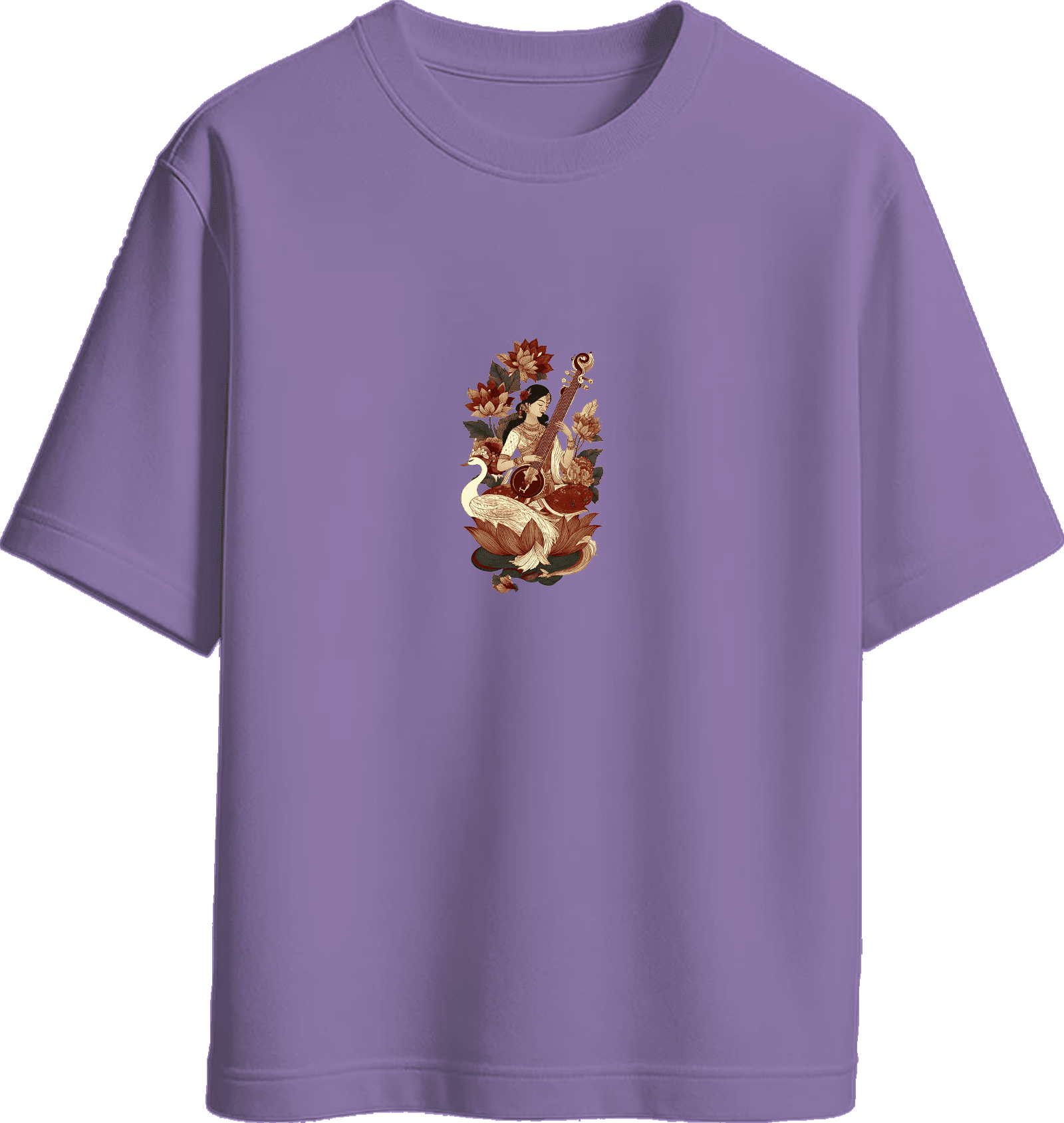 Maa Saraswathi Oversized T-shirt - Image 5