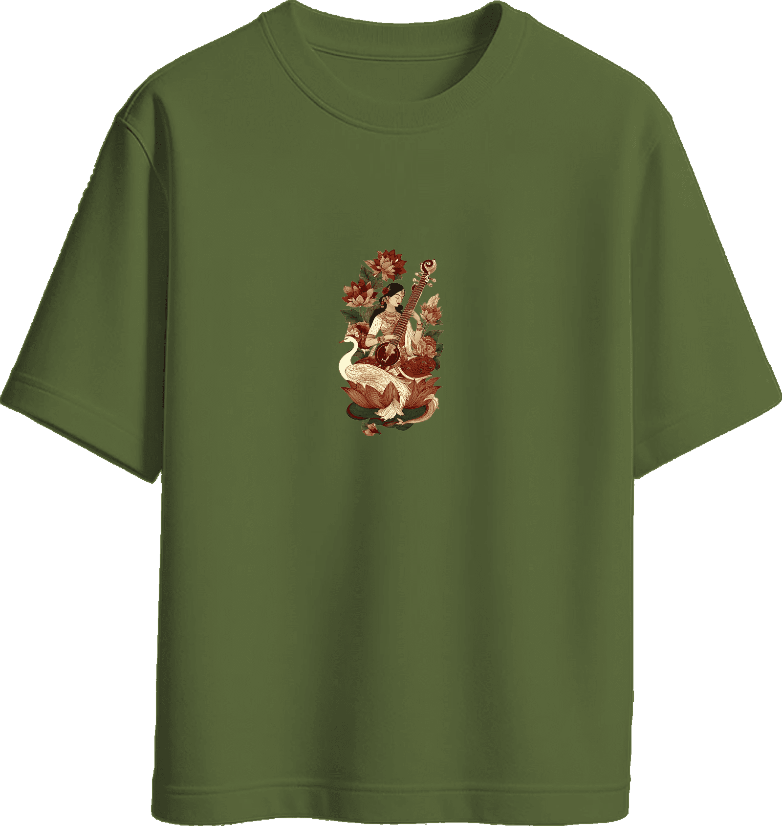 Maa Saraswathi Oversized T-shirt - Image 7