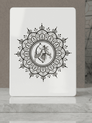 Shri Ram Laser Engraved Portrait